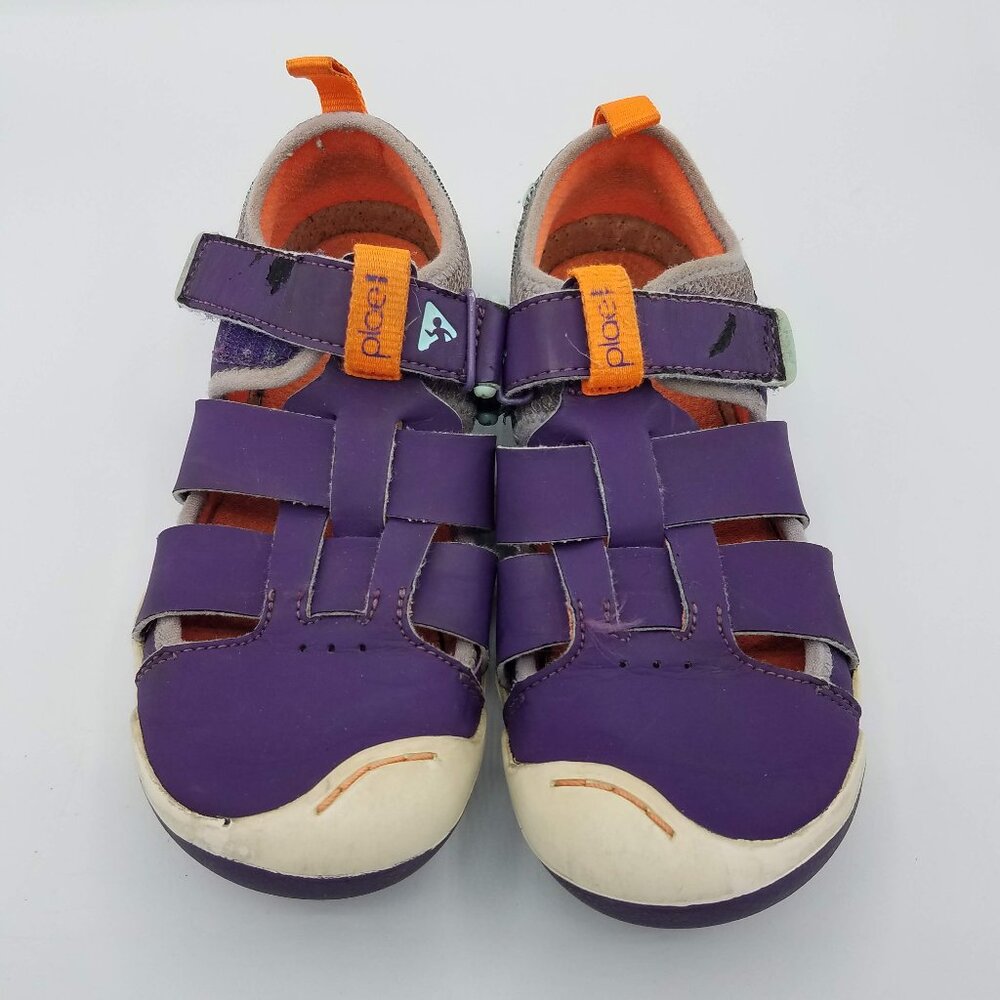 Plae Sam Shoes Purple Orange - Possibly Size 3.5